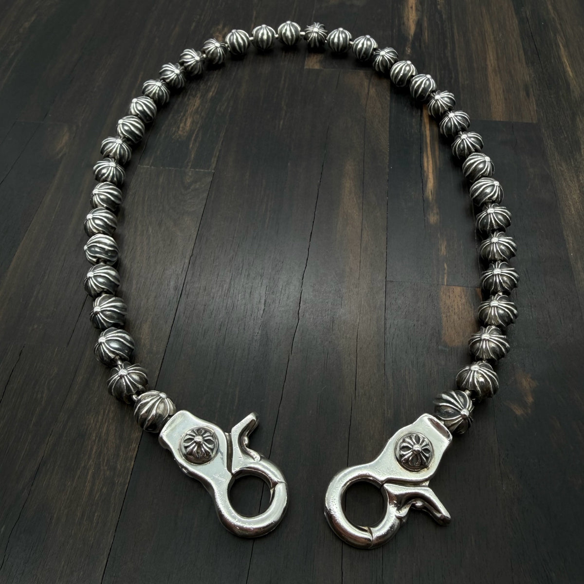 Large Cross Ball Wallet Chain