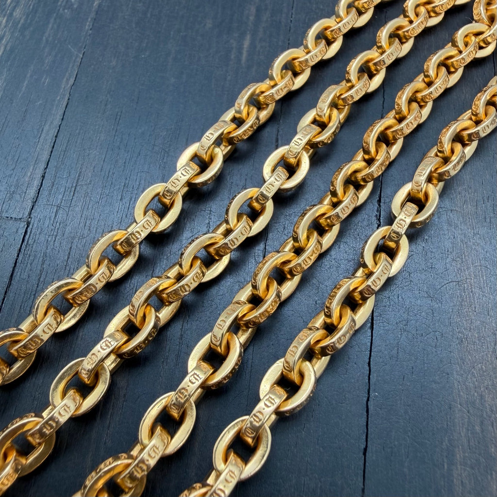 22K Gold PPC Letter Necklace