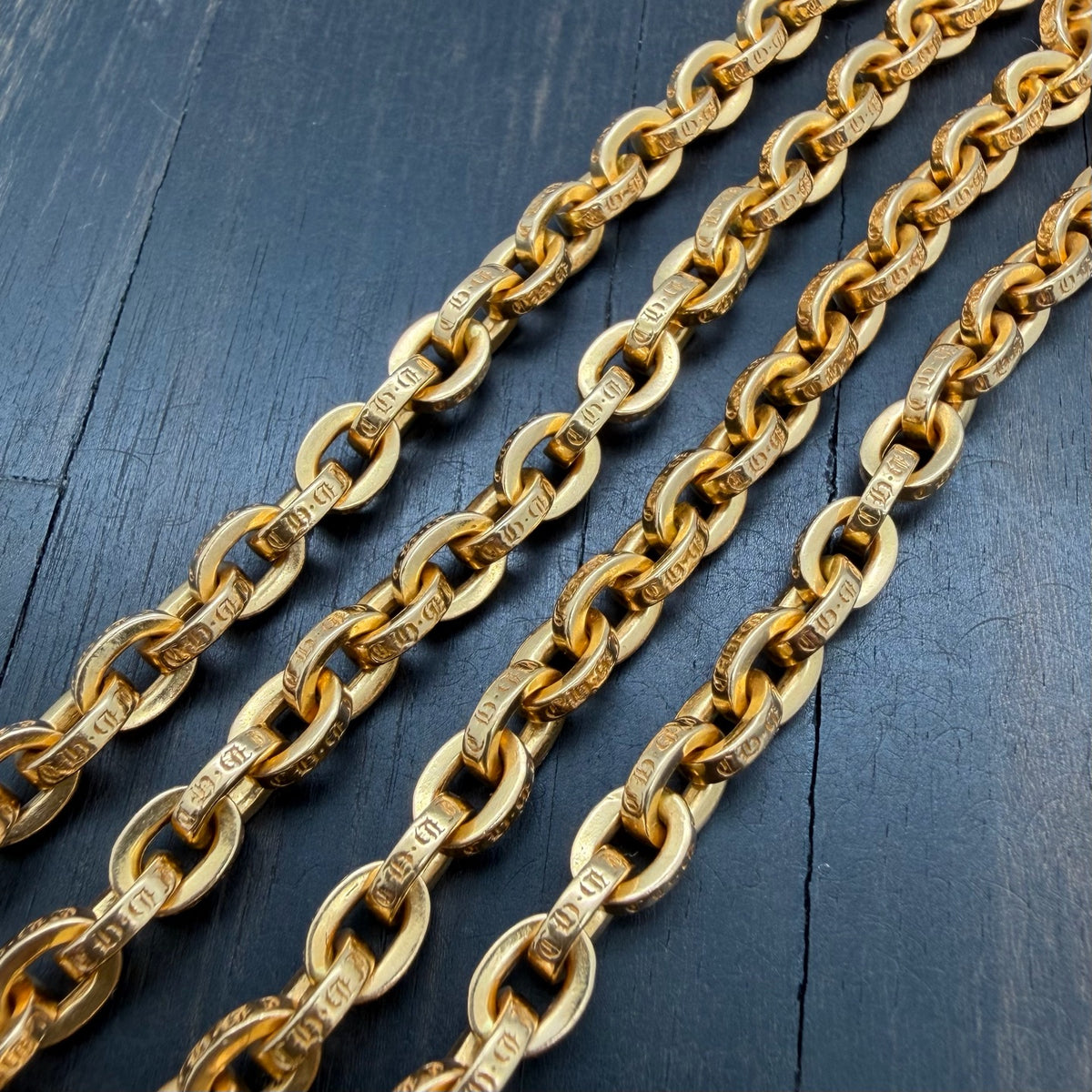 22K Gold PPC Letter Necklace