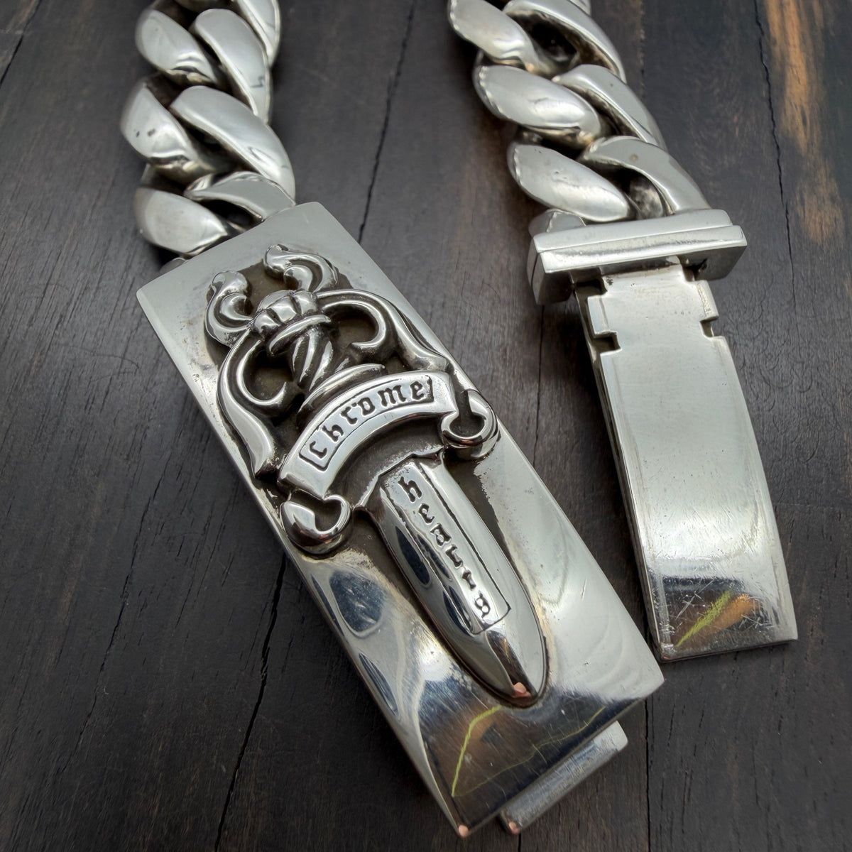 Dagger ID Cuban Bracelet