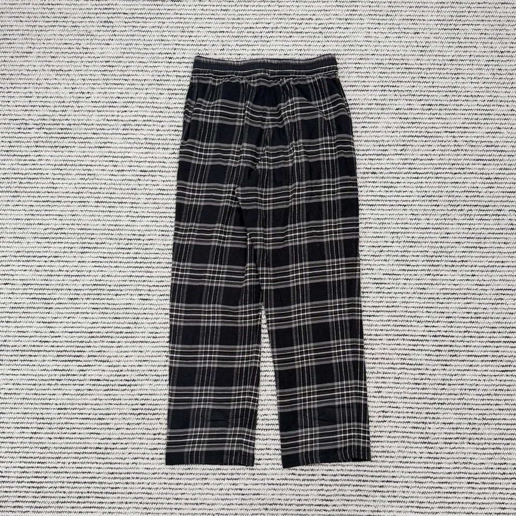 Plaid Wool Trousers