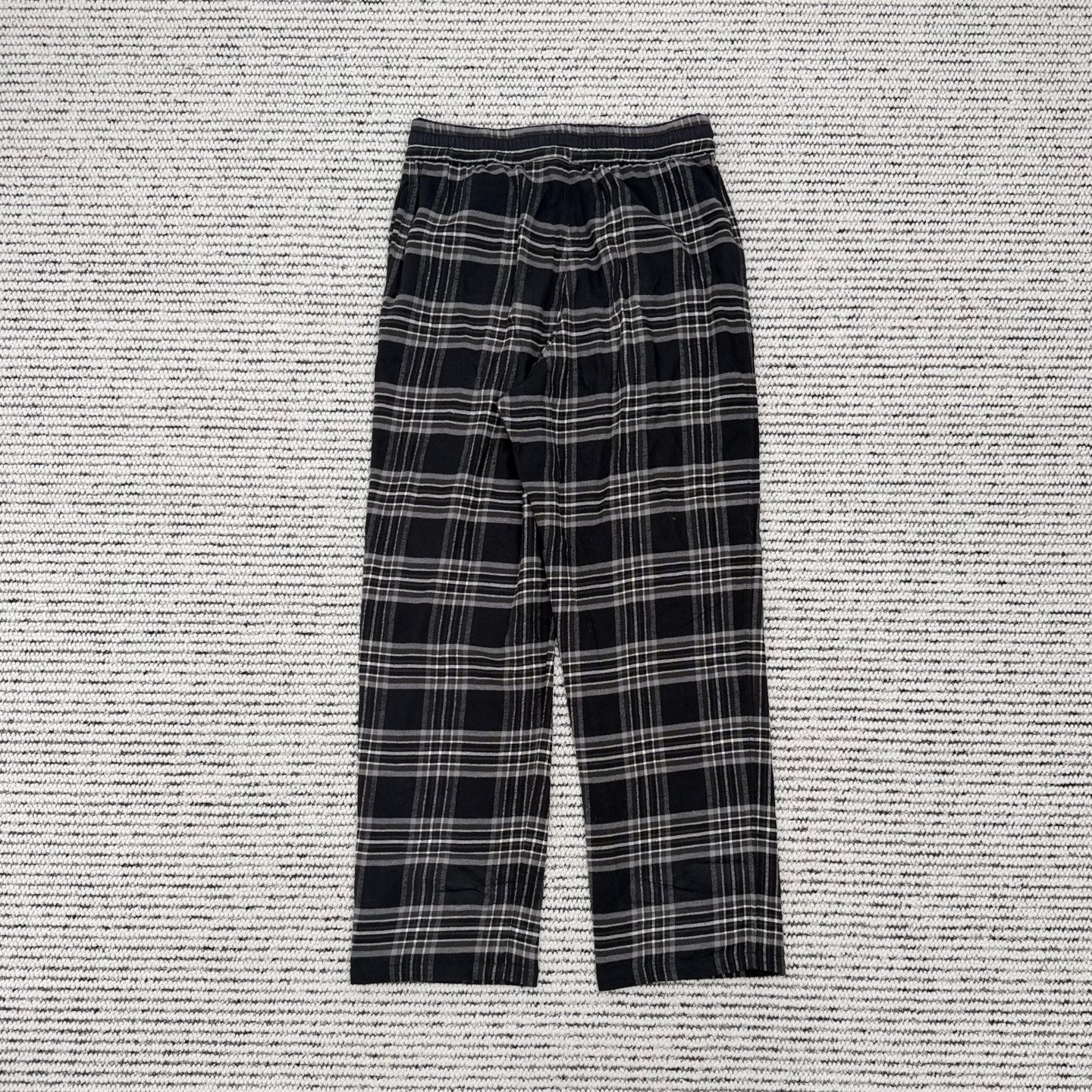 Plaid Wool Trousers