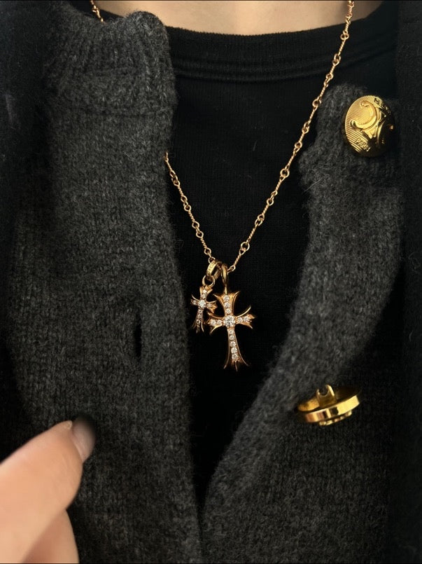 22K Gold Bamboo Chain with 750 Clasp