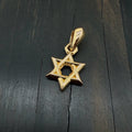 22K Gold Star of David Pendant