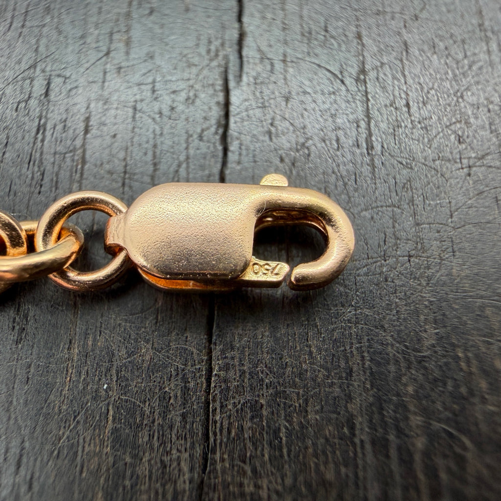 22K Gold Bamboo Chain Necklace