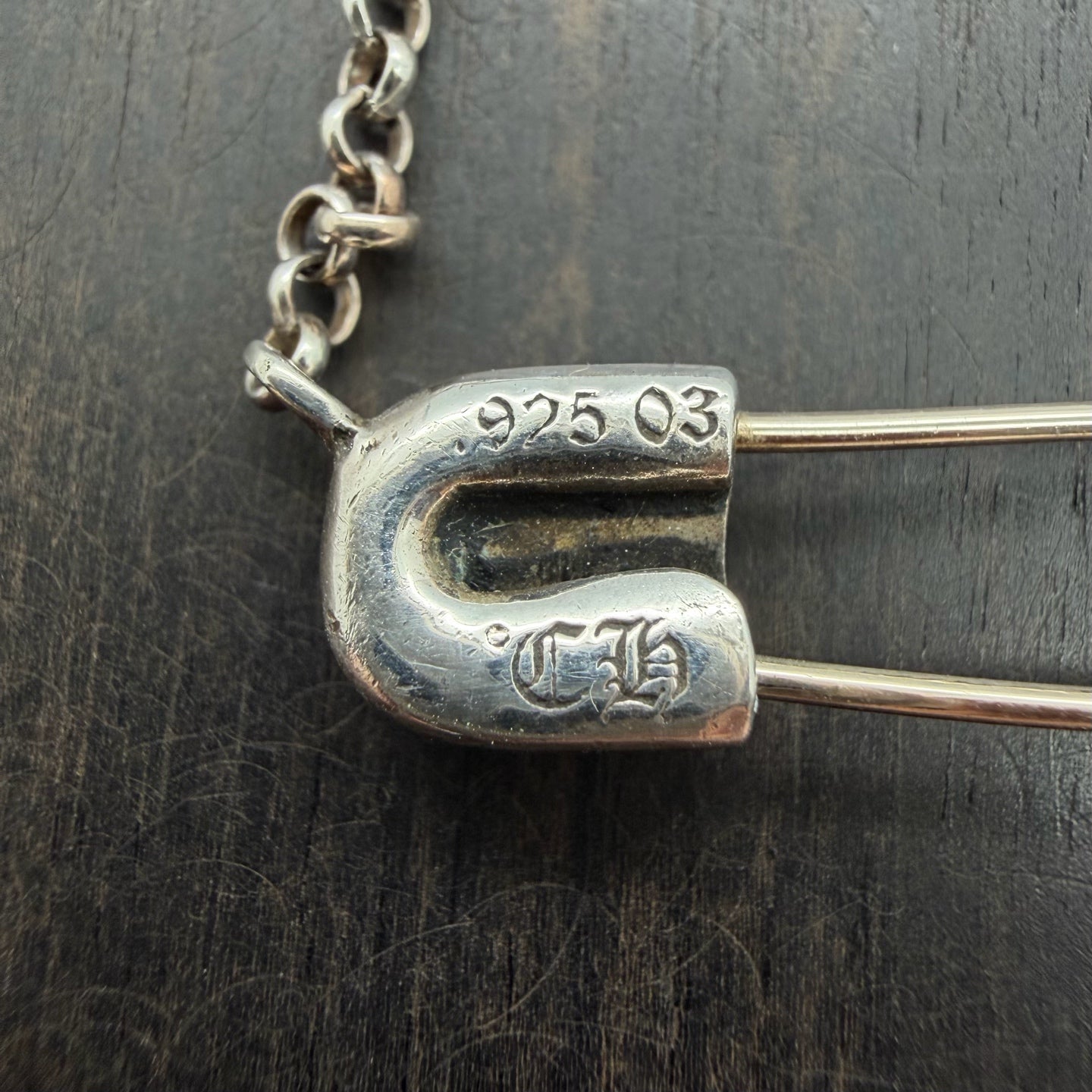 Safety Pin Integrated Necklace