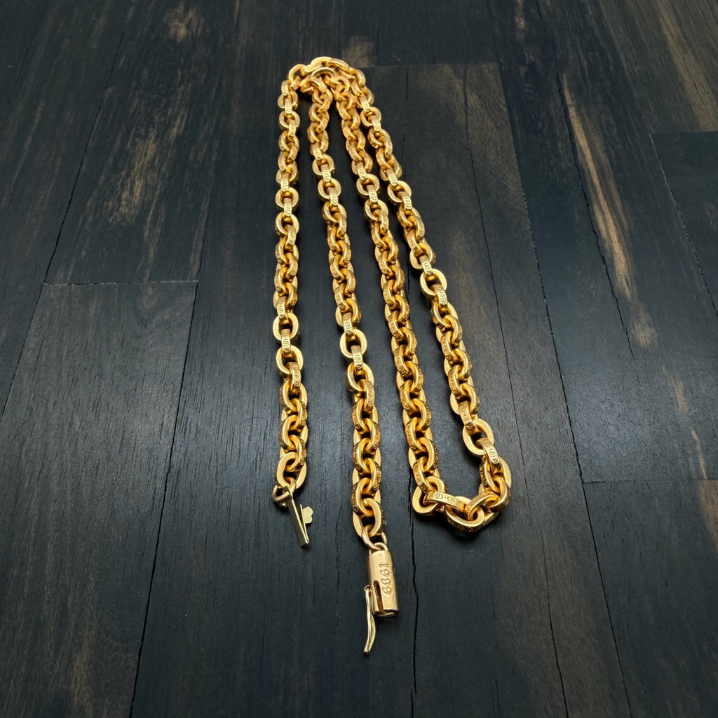22K Gold PPC Letter Necklace