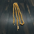 22K Gold PPC Letter Necklace