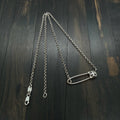 Safety Pin Integrated Necklace