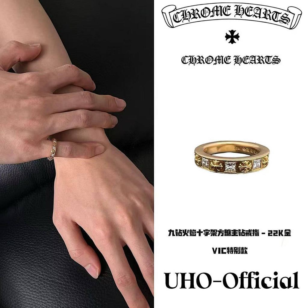 Princess-Cut Diamond Band Ring