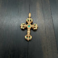 22K Gold Green Diamond Pendant
