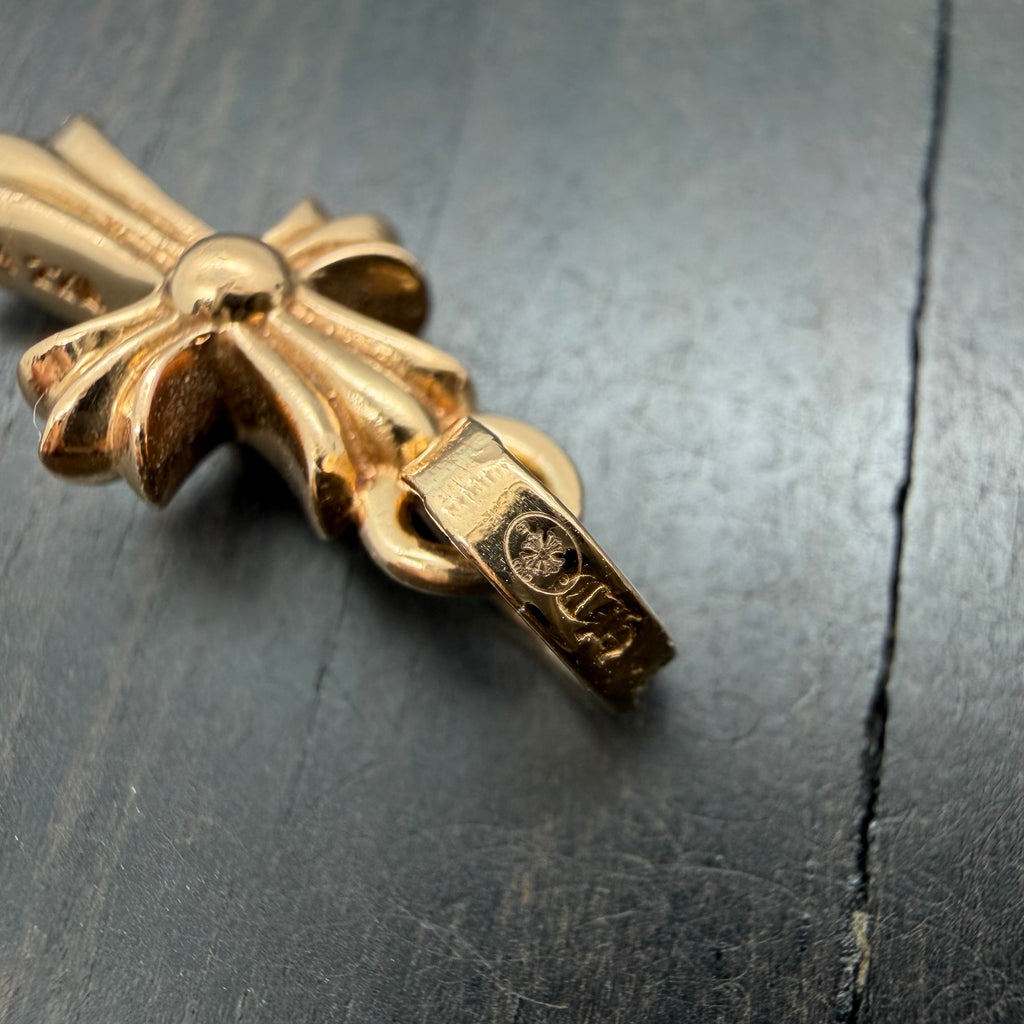 22K Solid God Cross Pendant