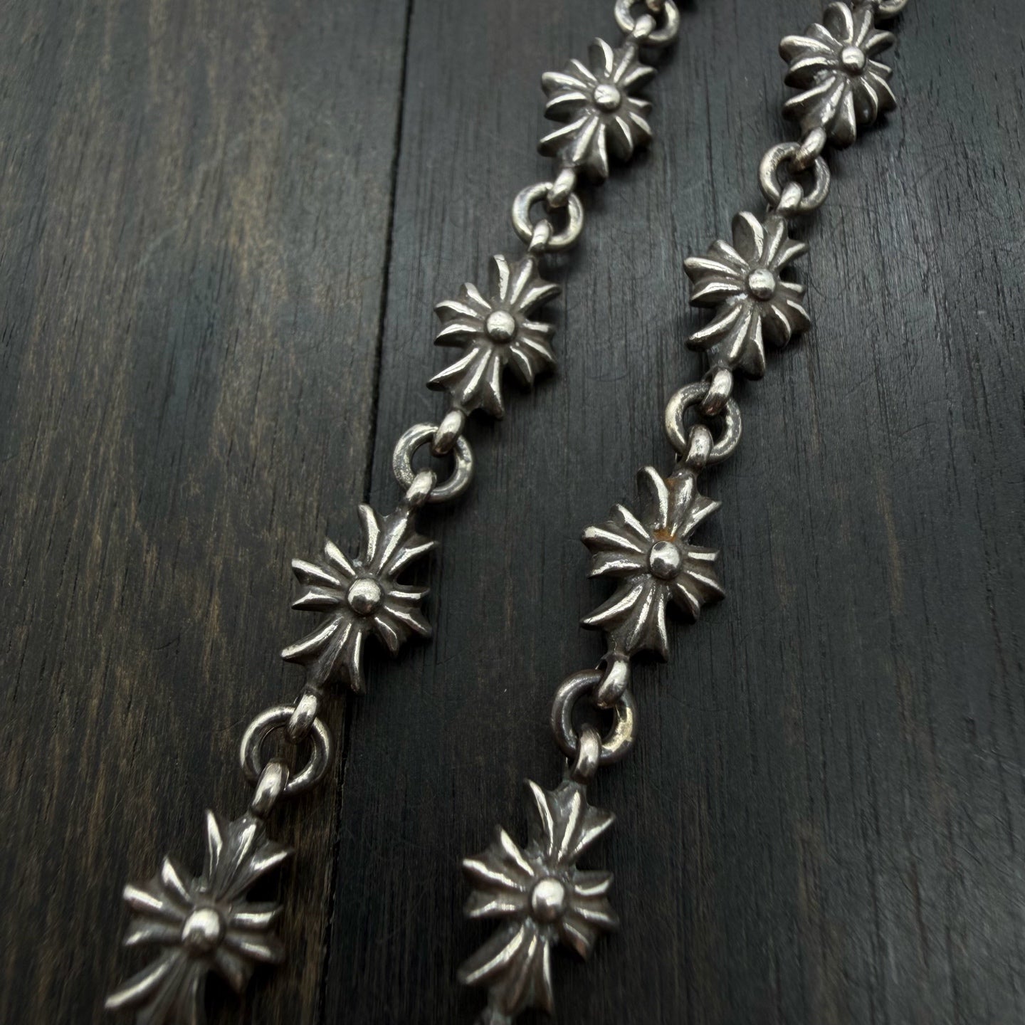 Tiny E Cross Bracelet