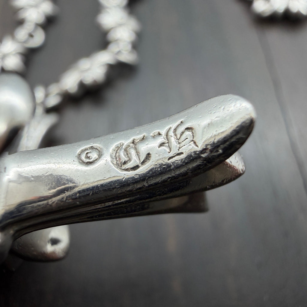 18K White Gold White Diamond Necklace