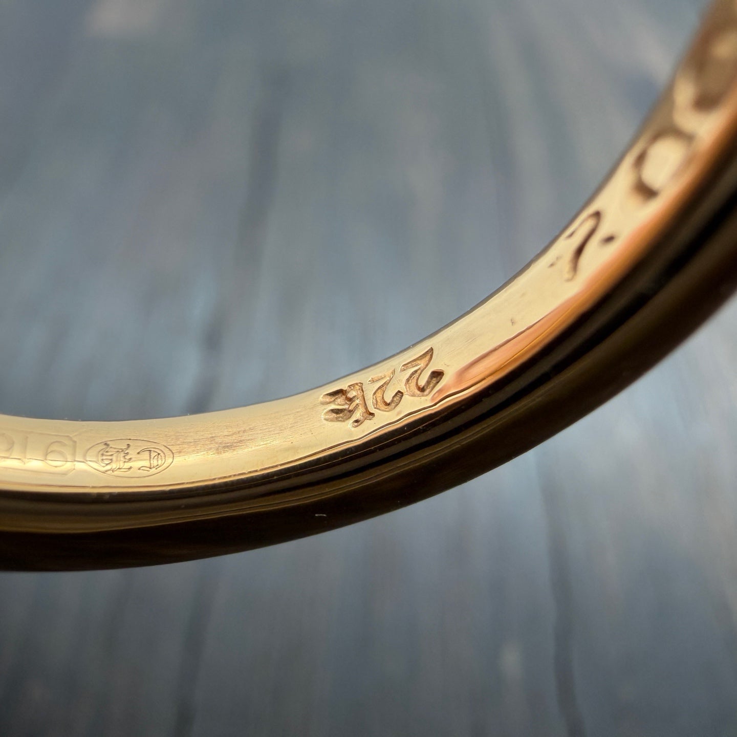 22K Gold 3MM Plain Ban Ring