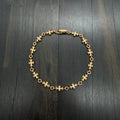 Tiny E Cross Bracelet