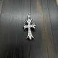 18K White Gold Full Set White Diamonds Pendant