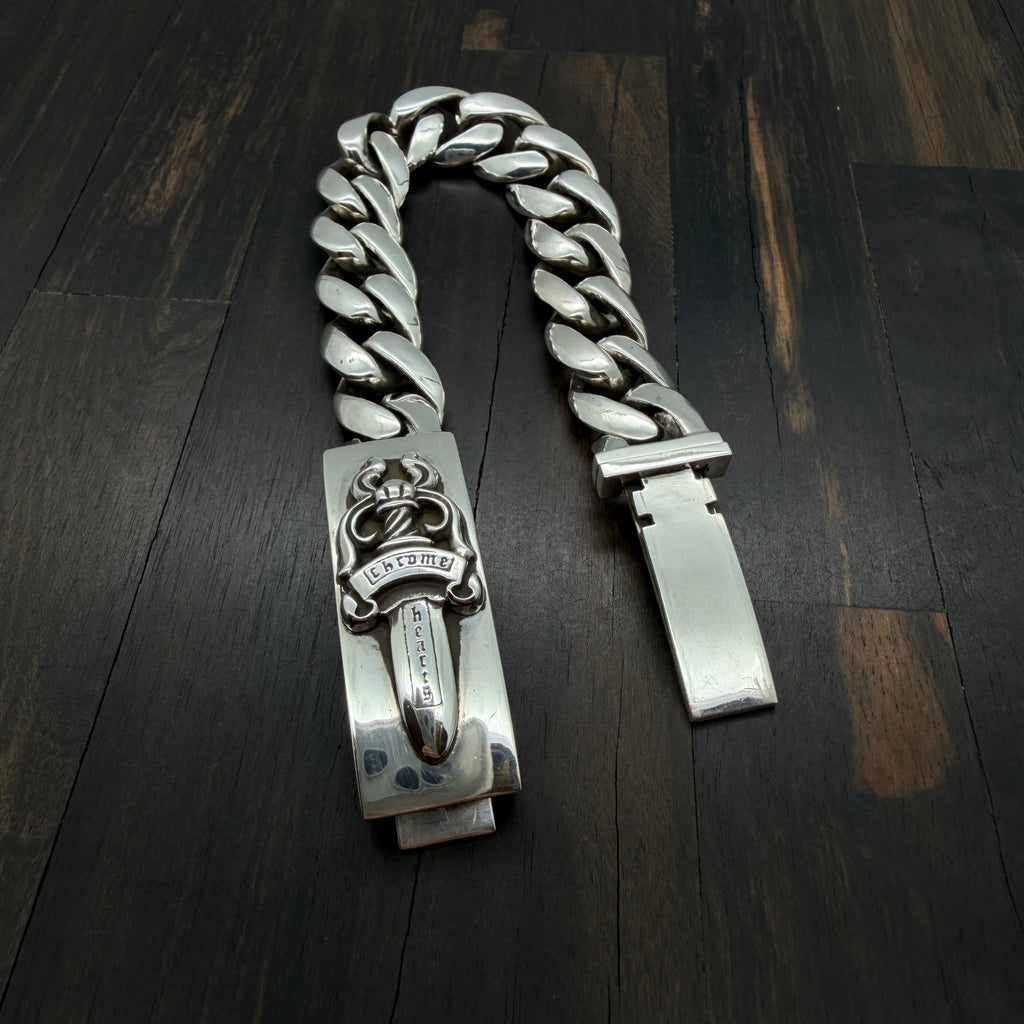 Dagger ID Cuban Bracelet