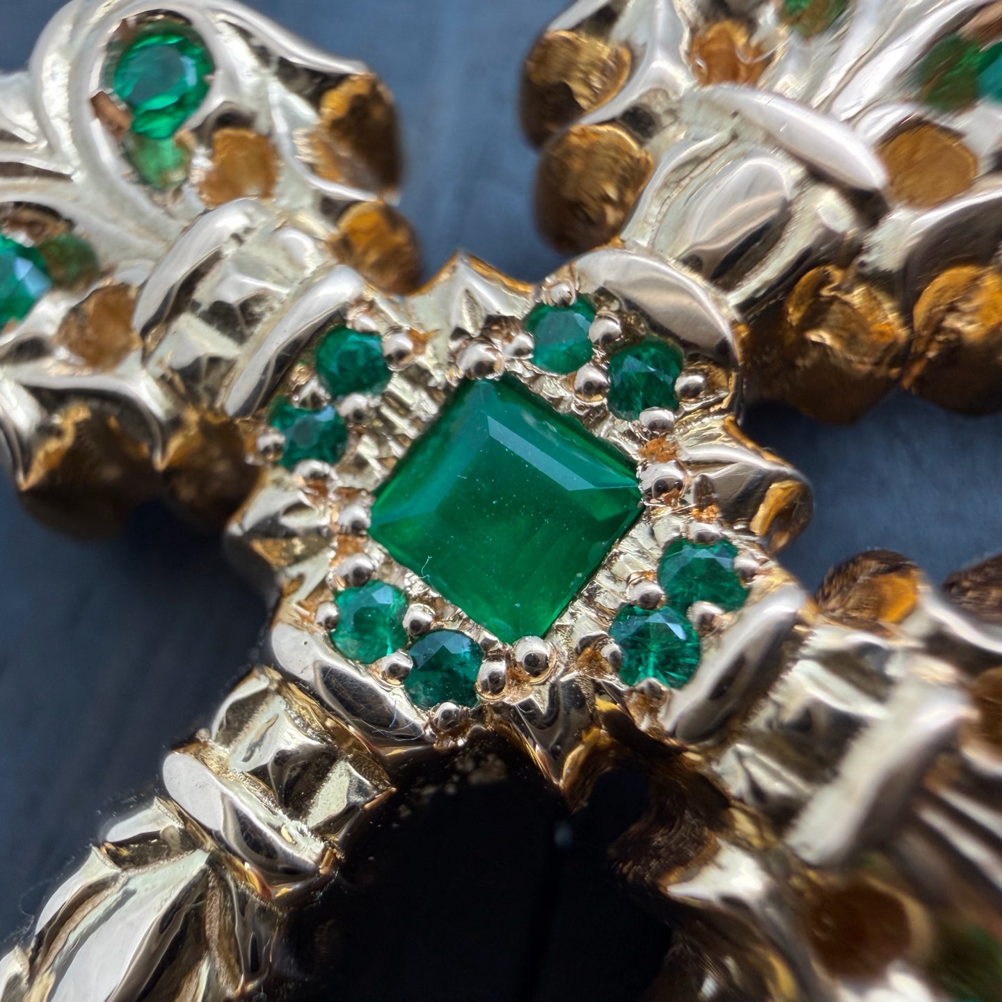 Emerald Diamond Pendant