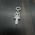 18K Whitel Gold Dagger Pendant