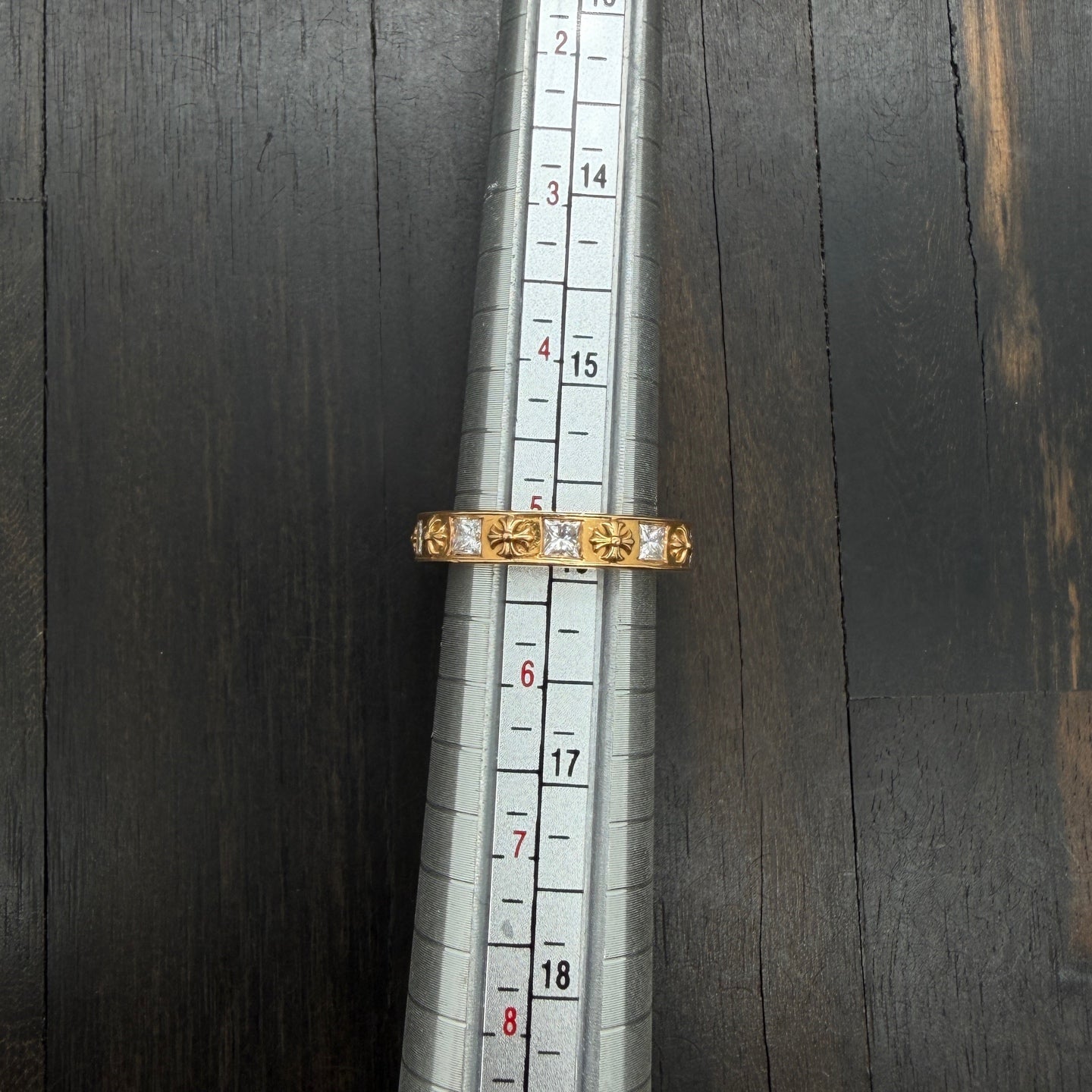 Princess-Cut Diamond Band Ring