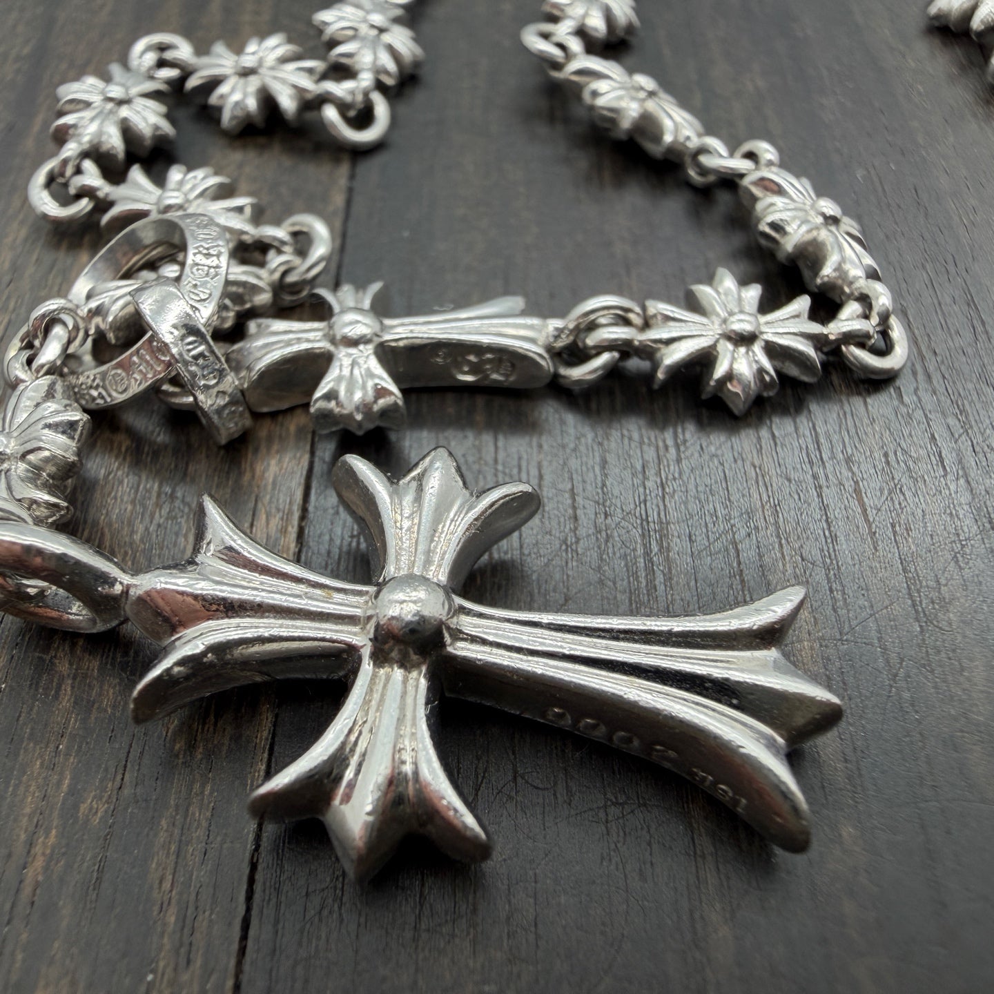 18K White Gold White Diamond Necklace