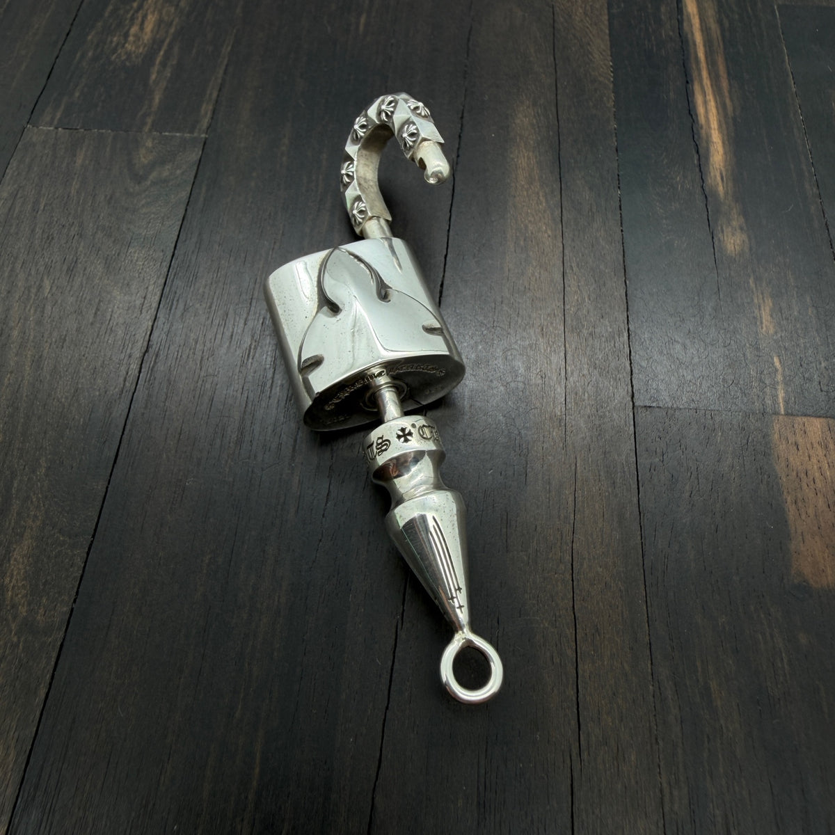 925 Silver Padlock Pendant