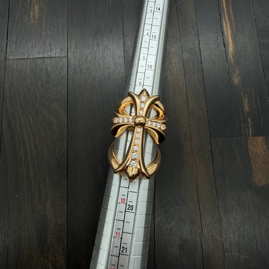 22k Gold Full Diamond Infinity Ring