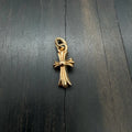 22K Solid God Cross Pendant