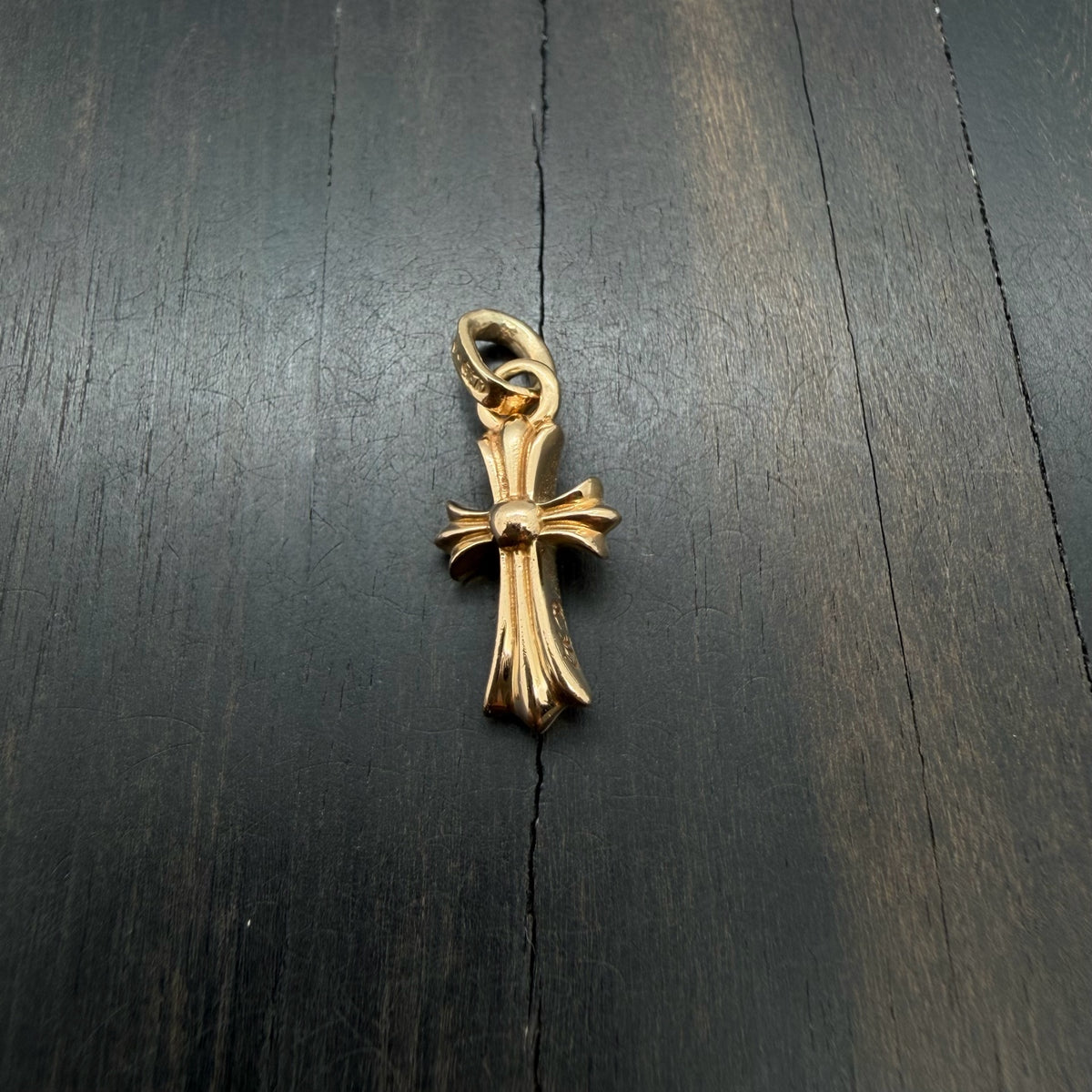 22K Solid God Cross Pendant